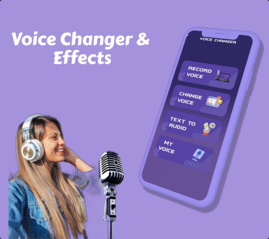 AI Voice Changer: Voice Effect для Android — скриншот 1