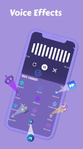 AI Voice Changer: Voice Effect для Android — скриншот 2