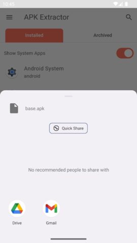 Приложения для извлечения APK для Android — скриншот 3