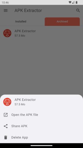 Приложения для извлечения APK для Android — скриншот 4