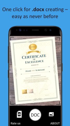 Добавить фото в файл Ворд Word для Android — скриншот 1