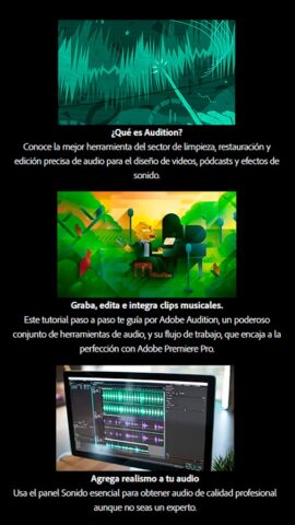 Curso Adobe Audition для Android — скриншот 2