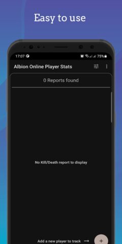 Albion Online Player Stats для Android — скриншот 1
