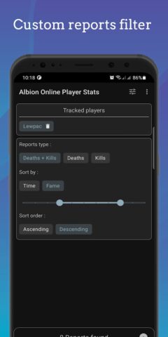 Albion Online Player Stats для Android — скриншот 5