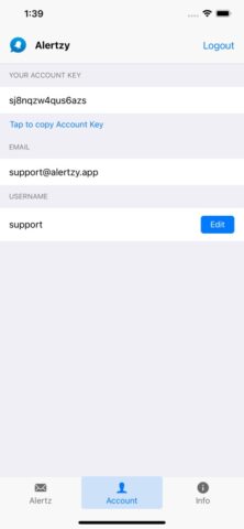 Alertzy — push notifications для iOS — скриншот 4