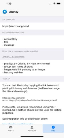 Alertzy — push notifications для iOS — скриншот 5