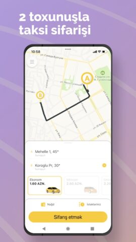Alo Taxi для Android — скриншот 1