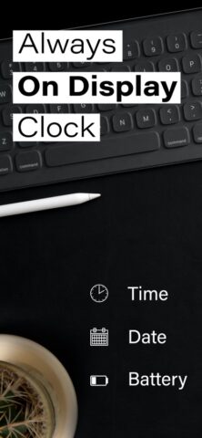 Always on Display Clock для iOS — скриншот 1