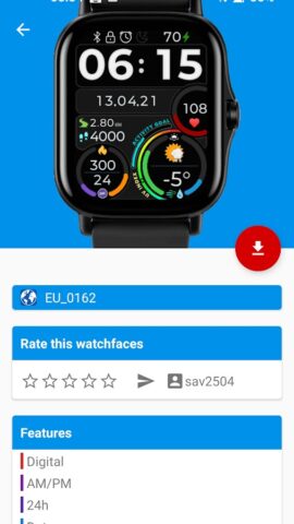 Amazfit GTS 2/2e Циферблаты для Android — скриншот 3