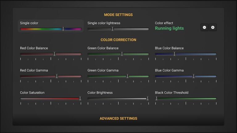 Ambient light Application для Android — скриншот 2