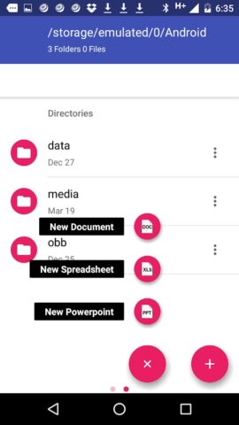 AndrOffice редактор DOC XLS для Android — скриншот 4