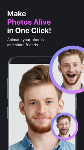 Anyface: face animation для Android — скриншот 1