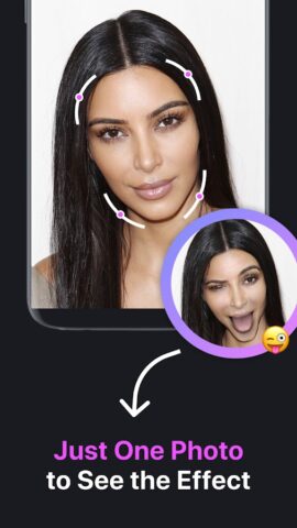 Anyface: face animation для Android — скриншот 2