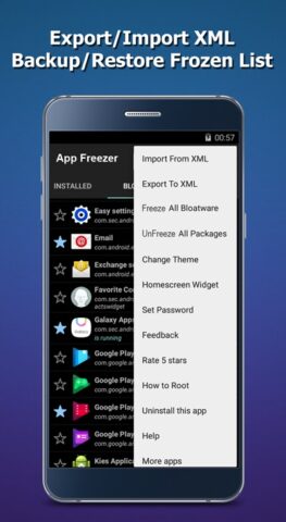 App Freezer для Android — скриншот 3