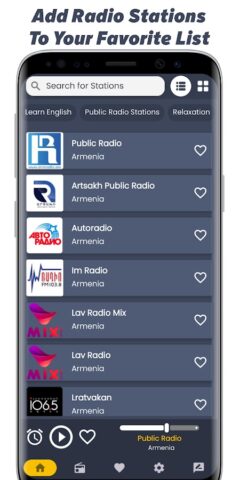 Armenian Radios — Radio Online для Android — скриншот 2