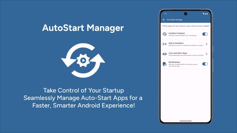 AutoStart App Manager для Android — скриншот 1