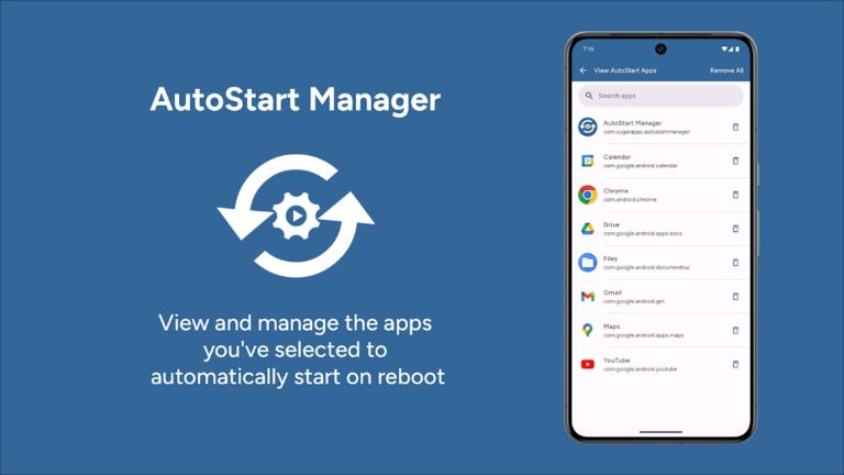 AutoStart App Manager для Android — скриншот 3