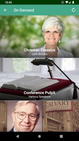 Христианское радио BBN для Android — скриншот 3