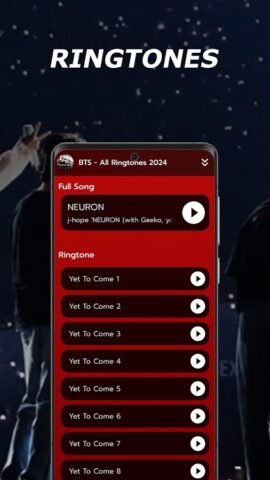 BTS — All Ringtones 2024 для Android — скриншот 2