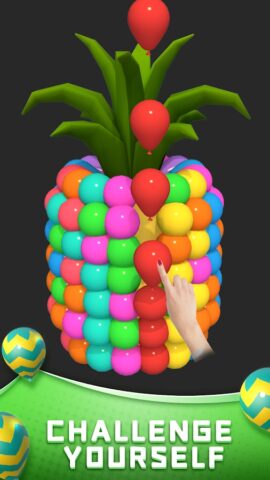 Balloon Master 3D: три в ряд для Android — скриншот 3