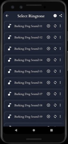 лай собаки звуки для Android — скриншот 3