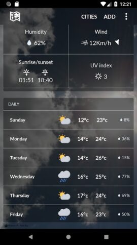 Погода В Беларуси для Android — скриншот 2