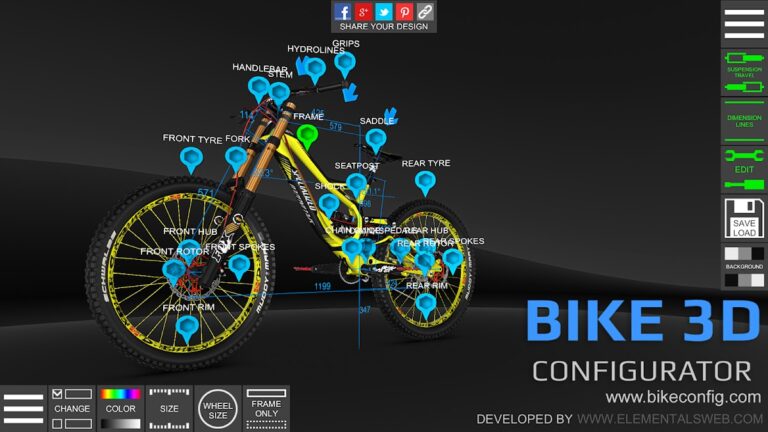 Bike 3D Configurator для Android — скриншот 1