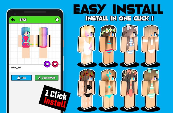 Bikini Cute Skins для Android — скриншот 5