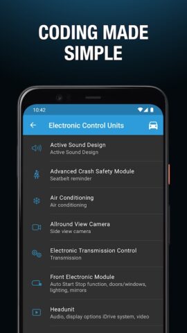 BimmerCode for BMW and MINI для Android — скриншот 1