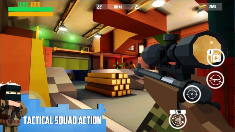 Block Gun 3D: FPS Shooter PvP для Android — скриншот 4