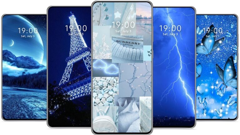 Синие обои HD для Android — скриншот 1