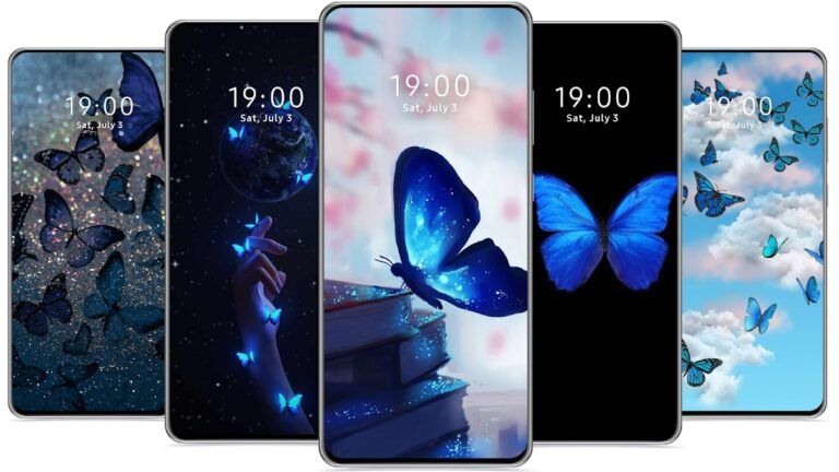Синие обои HD для Android — скриншот 5
