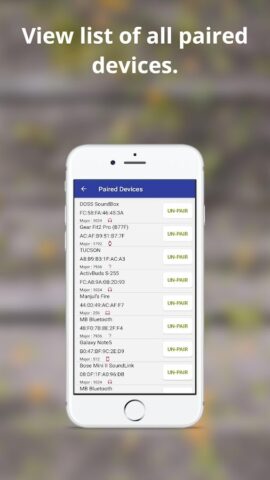 Bluetooth Finder – BLE Scanner для Android — скриншот 3