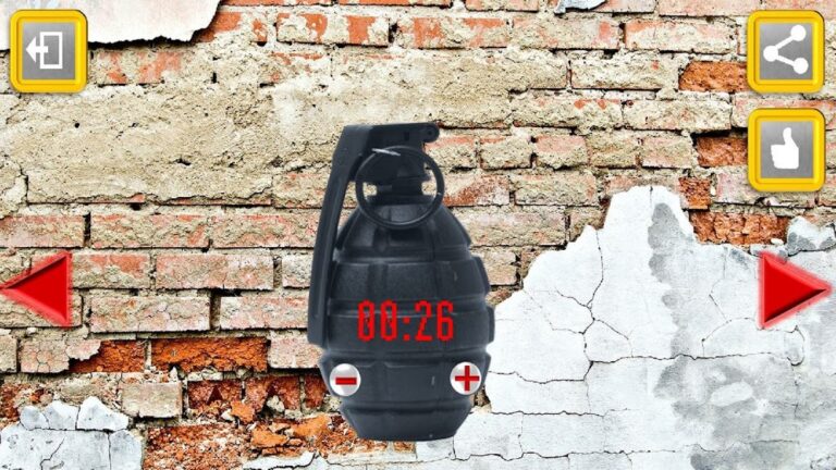 Взрыв бомбы — сломанный экран для Android — скриншот 3