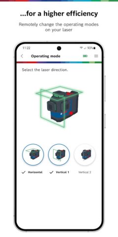 Bosch Levelling Remote App для Android — скриншот 2