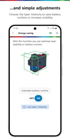 Bosch Levelling Remote App для Android — скриншот 3