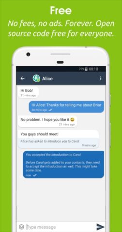Briar для Android — скриншот 5