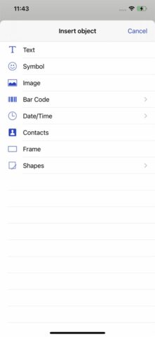 Brother iPrint&Label для iOS — скриншот 4