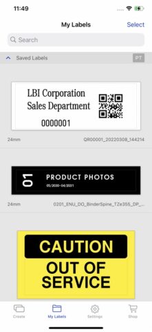 Brother iPrint&Label для iOS — скриншот 5