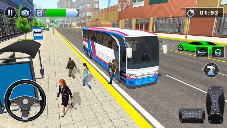 Bus Simulator : 3D Bus Games — скриншот 4