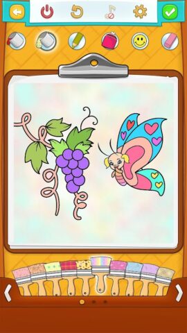 Бабочка Раскраска для Android — скриншот 3