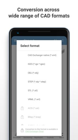CAD Exchanger: просмотр 3D для Android — скриншот 2