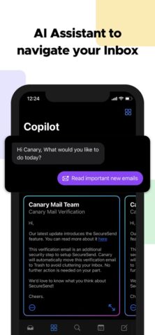 Canary Mail – AI Email для iOS — скриншот 4