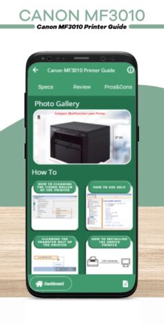 Canon MF3010 Printer Guide для Android — скриншот 1