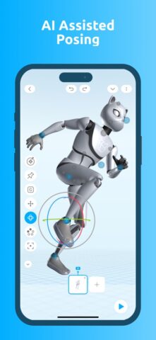 Cascadeur: 3D animation для iOS — скриншот 1