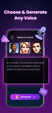 Famous AI Voice Changer для iOS — скриншот 2