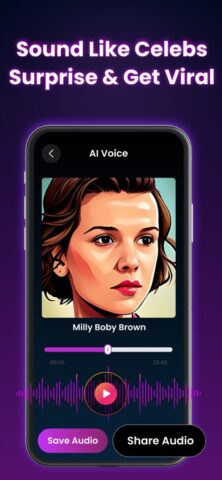 Famous AI Voice Changer для iOS — скриншот 3