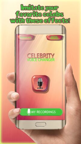 Голос Изменитель Знаменитостей для Android — скриншот 1