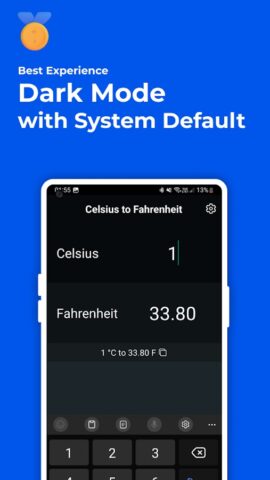 Celsius to Fahrenheit Convert для Android — скриншот 4