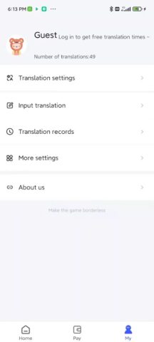 GG-Translator для Android — скриншот 2